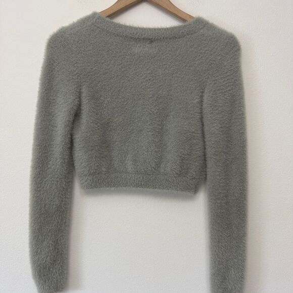 Katie J NYC Junior Mara Cardigan Grey Size L - Picture 3 of 8